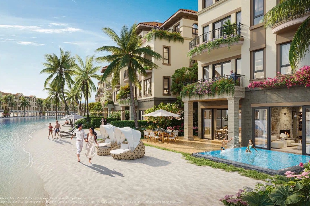 Tiềm năng kinh doanh của shoptel 2 mặt tiền tại Vinhomes Royal Island