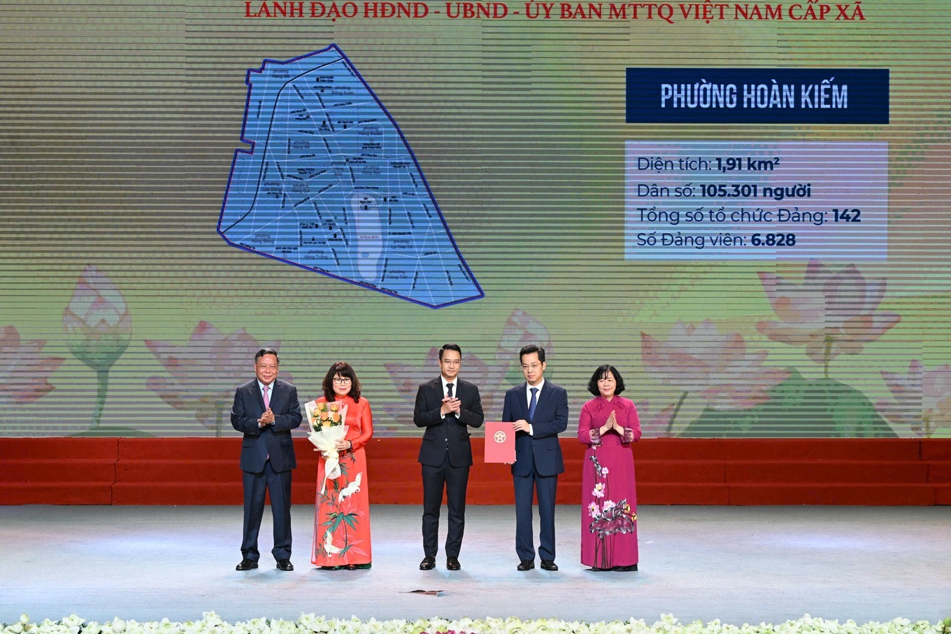 Danh sách bí thư, chủ tịch xã phường mới của Hà Nội