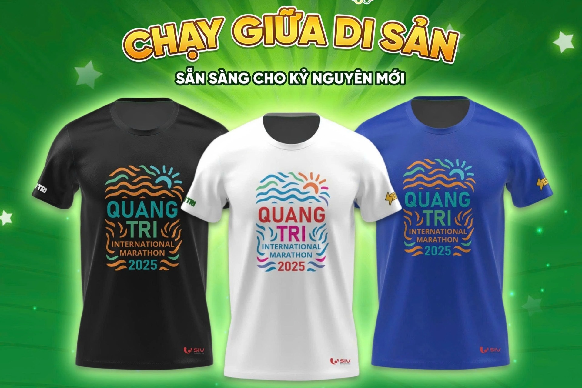 Quang Tri International Marathon 2025 công bố áo thi đấu và áo Finisher