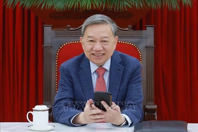 Tổng Bí thư Tô Lâm và Tổng thống Mỹ Donald Trump điện đàm