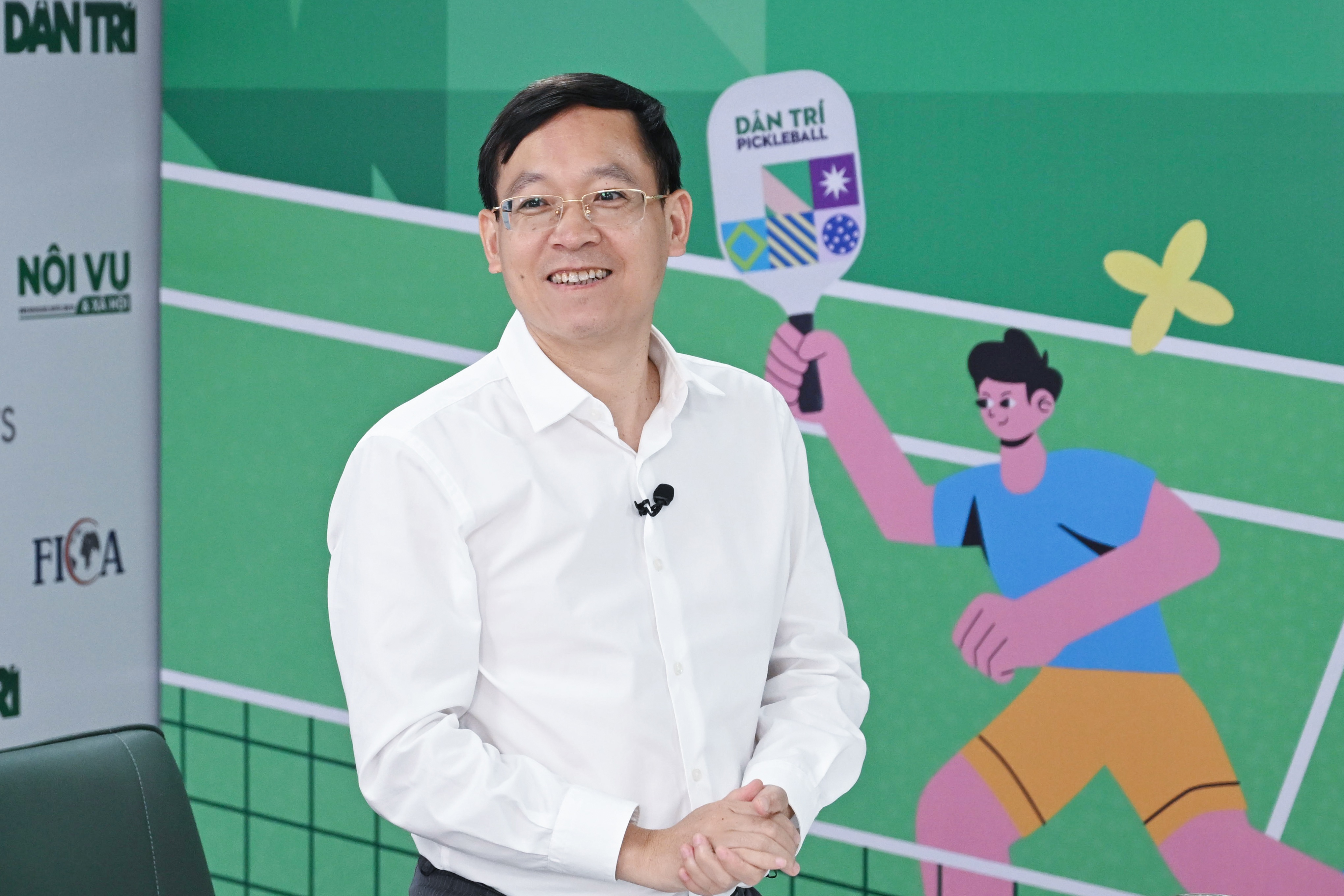 "Giải đấu báo Dân trí là biểu tượng cho phong trào pickleball Việt Nam"