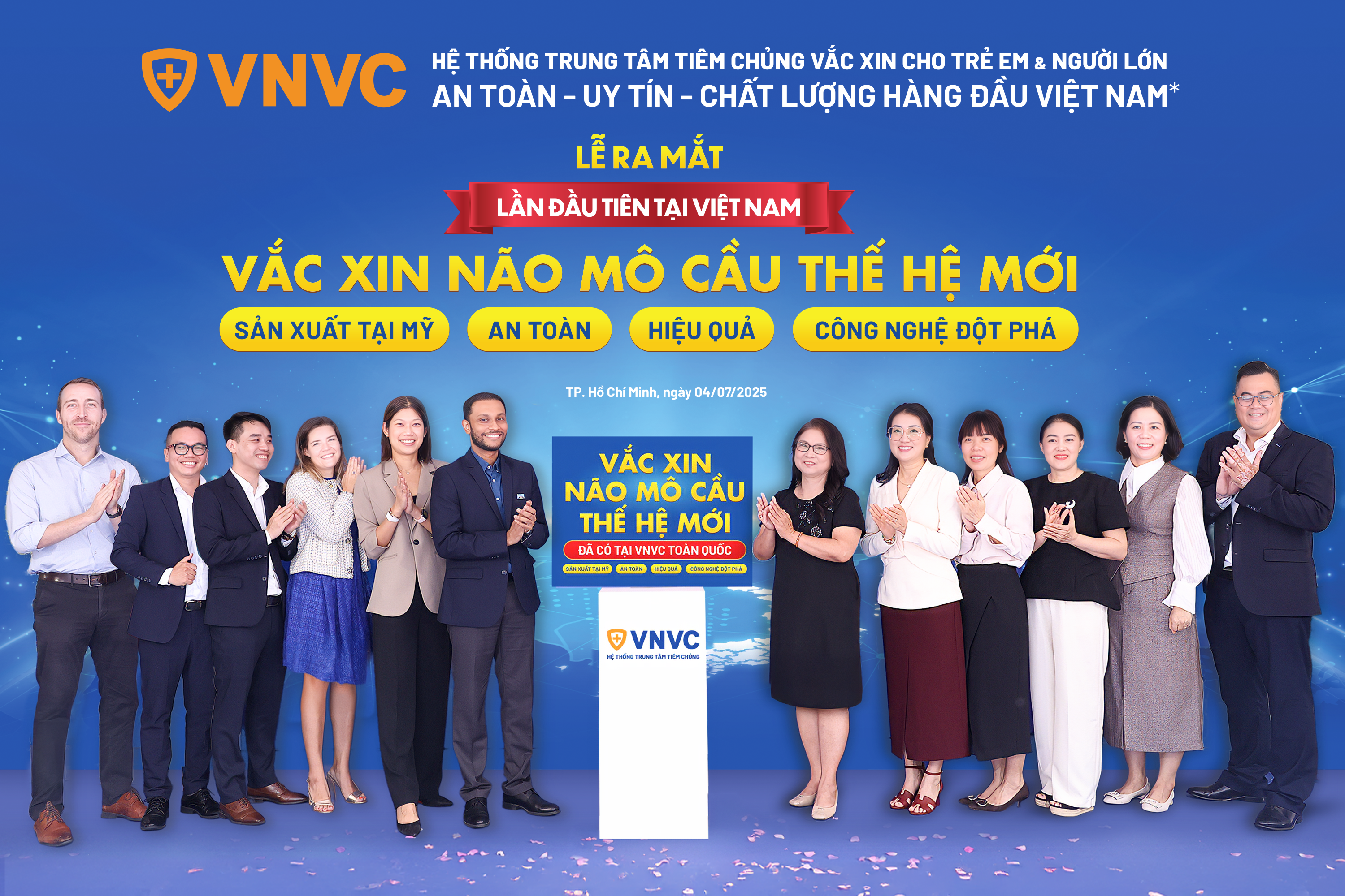 VNVC ra mắt vaccine thế hệ mới phòng bệnh não mô cầu có nguy cơ tử vong cao
