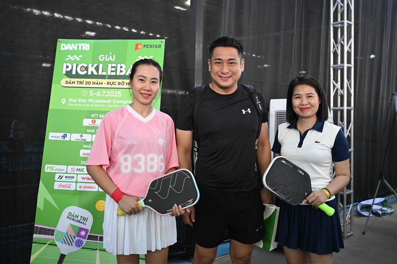 Khai mạc giải pickleball "Dân trí 20 năm - Rực rỡ ngày mới"