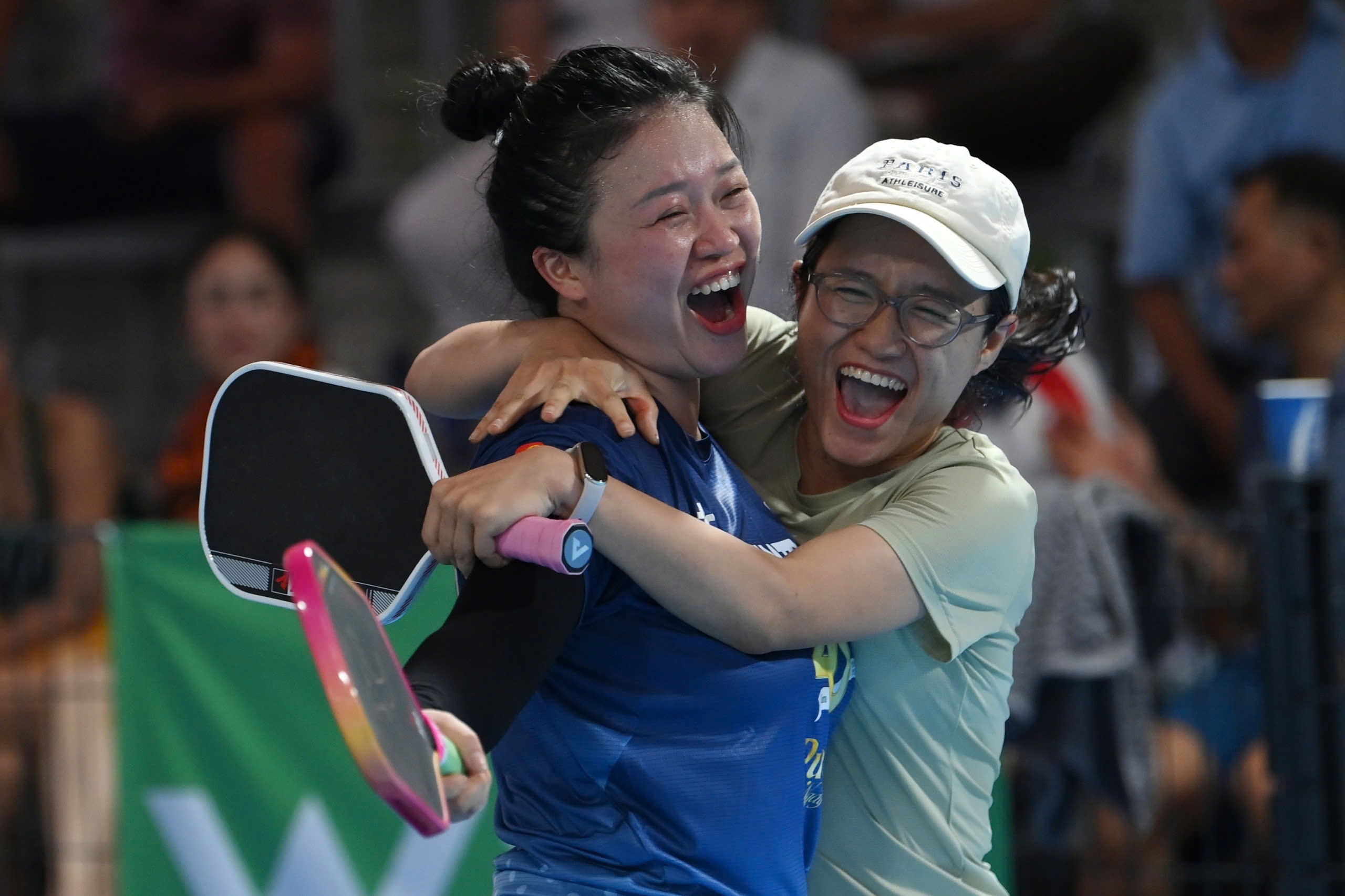 Những điều đặc biệt trong ngày thi đấu đầu tiên giải pickleball báo Dân trí