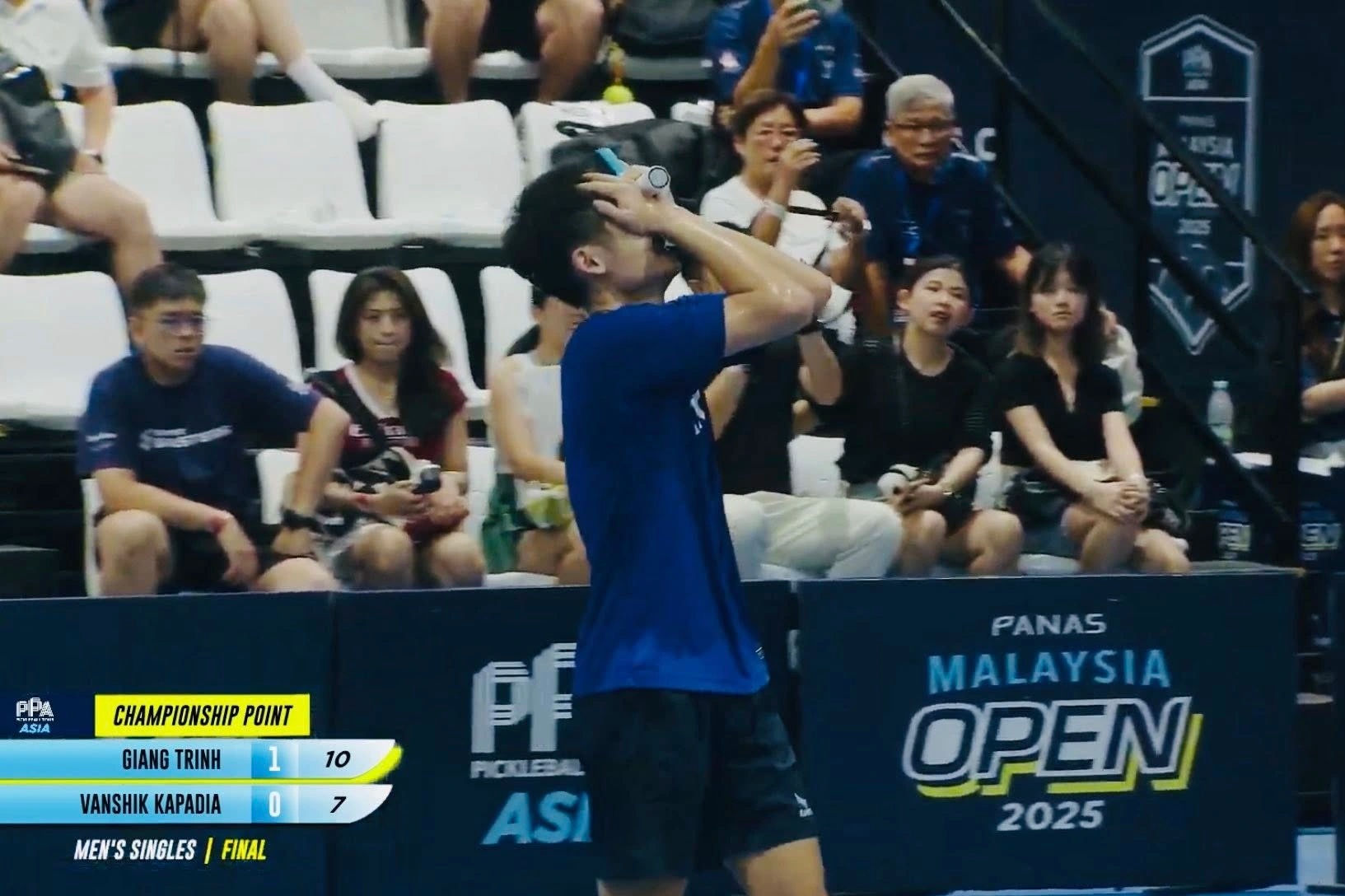 Trịnh Linh Giang vô địch giải pickleball thuộc hệ thống châu Á