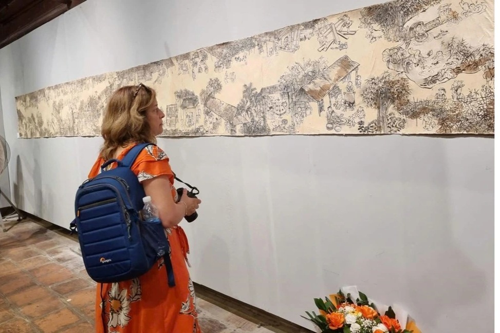 Tên triển lãm "Ngũ hình" gây tranh cãi, Giám đốc Văn Miếu và họa sĩ nói gì?