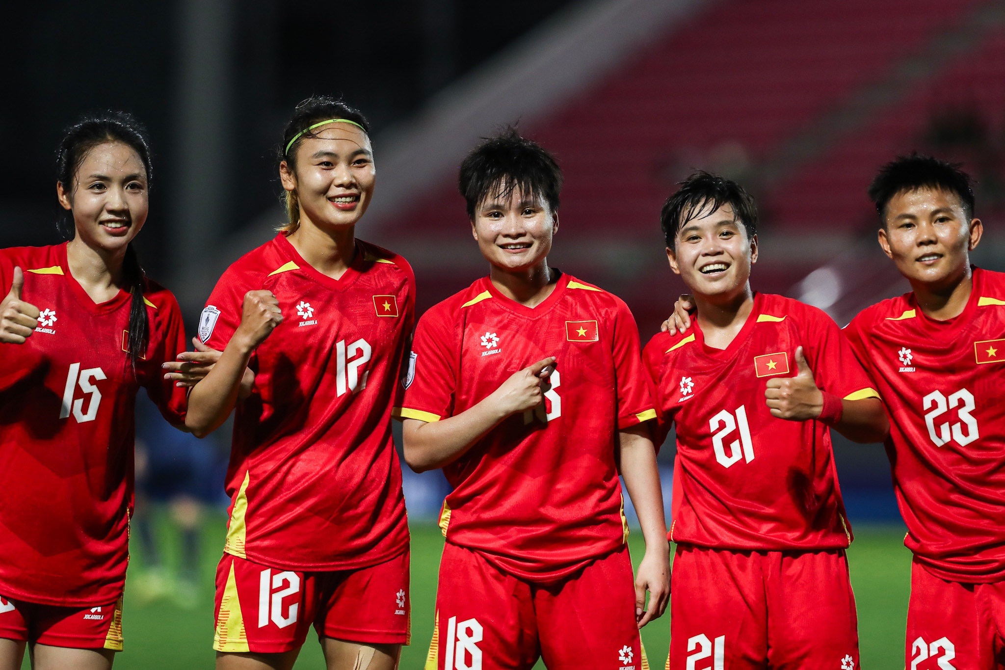 Đội tuyển nữ Việt Nam 2-0 Indonesia (hiệp 1): Hoàng Thị Loan ghi bàn