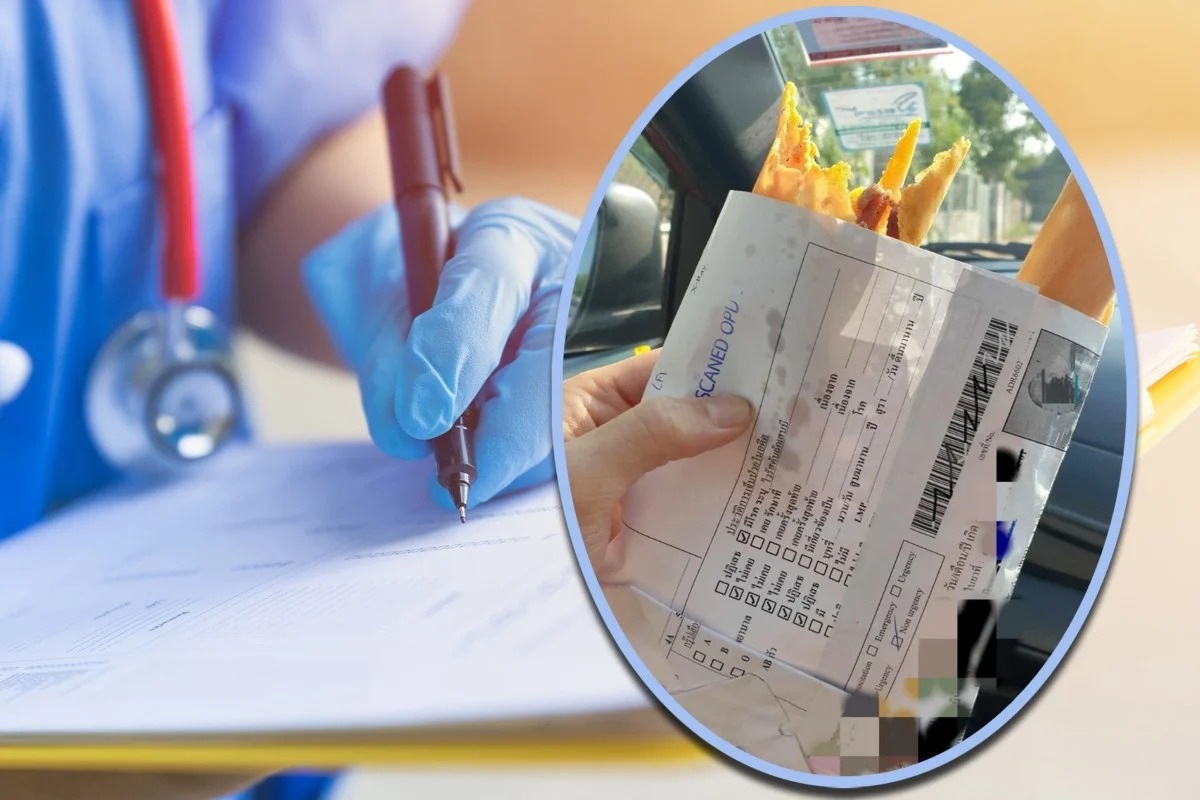 Bệnh viện tư nhân tại Thái Lan bị phạt vì để bệnh án làm giấy gói đồ ăn