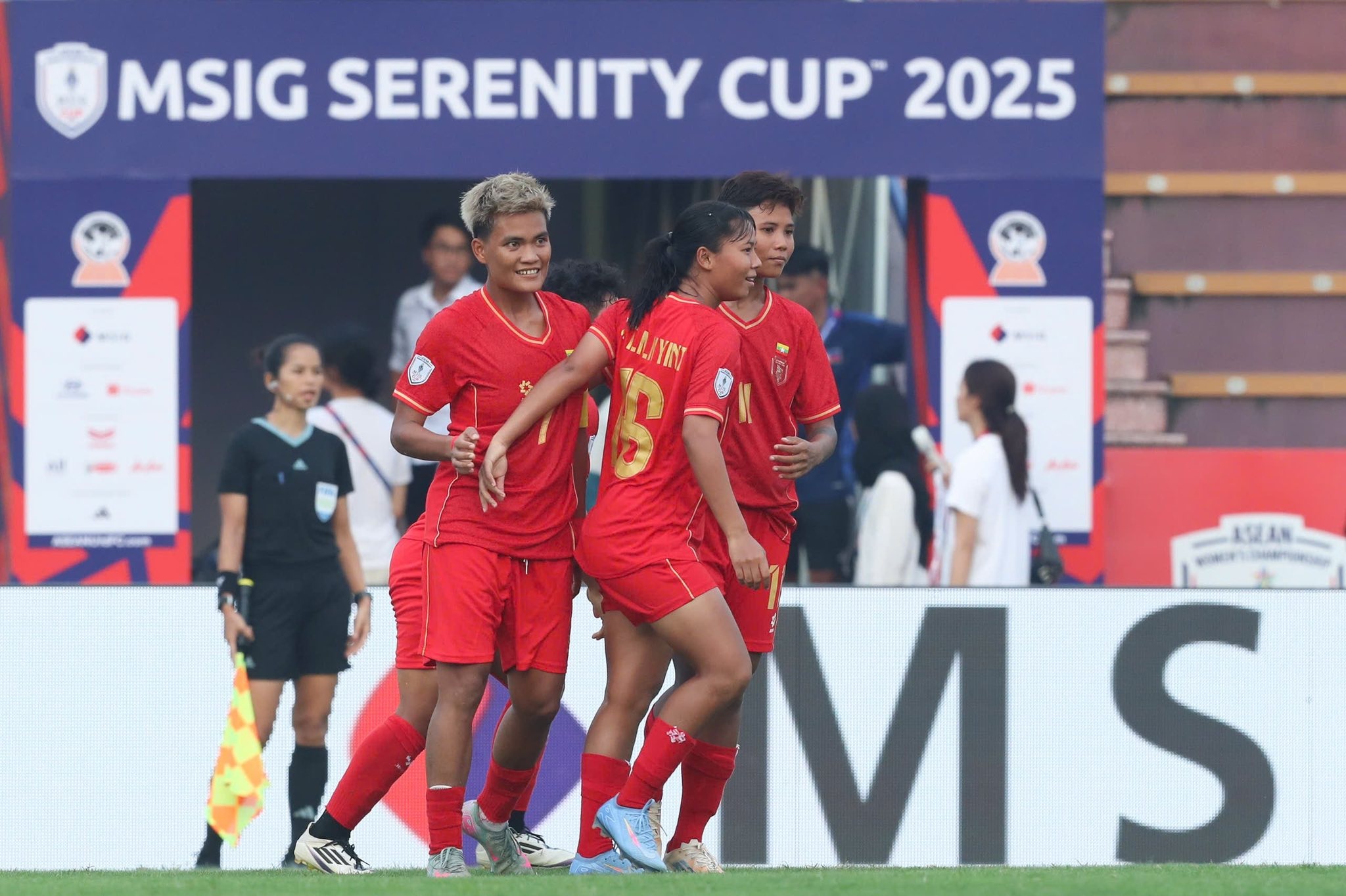 Tuyển nữ Philippines 0-1 Myanmar (Hiệp 1): Bàn thắng trên chấm 11m