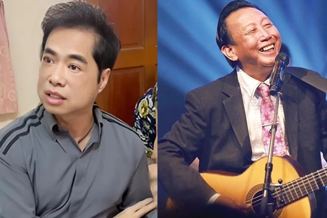 Ngọc Sơn hát bên giường bệnh, động viên NSND Thế Hiển chữa ung thư