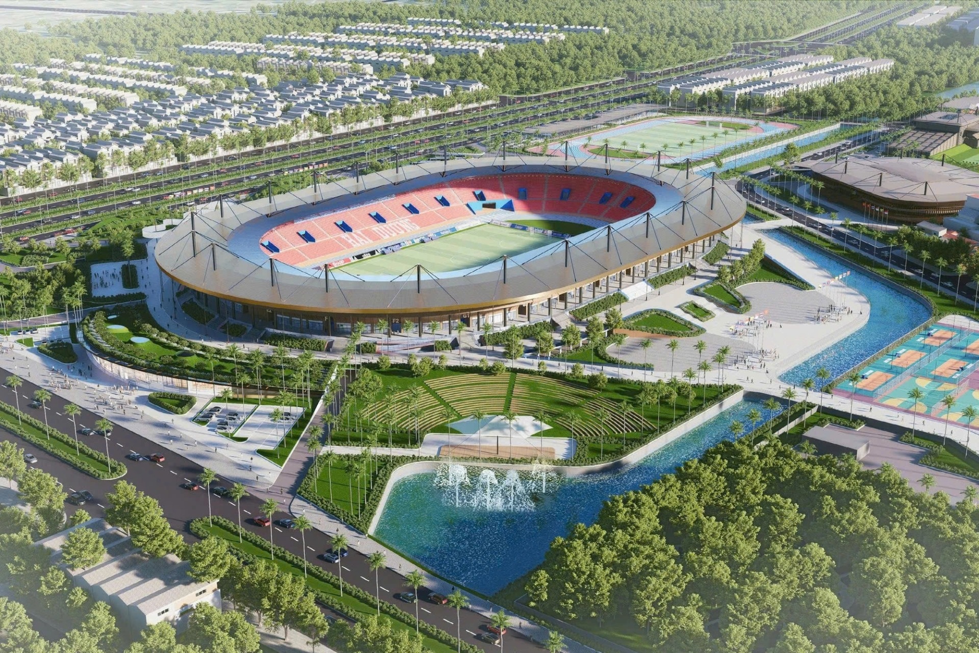 Cận cảnh vị trí xây tổ hợp thể thao, sân bóng đá 30.000 chỗ ở Hải Phòng