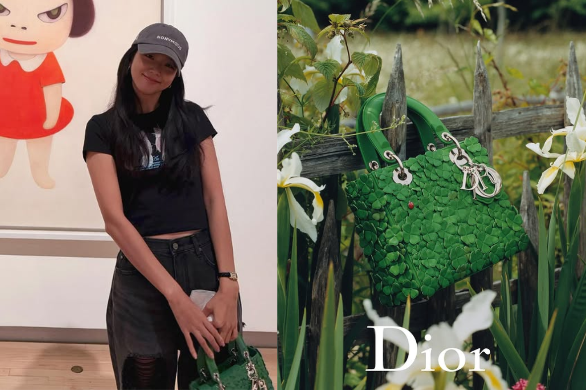 Jisoo gây sốt khi xách túi Dior "may mắn" được mở bán vào... năm sau