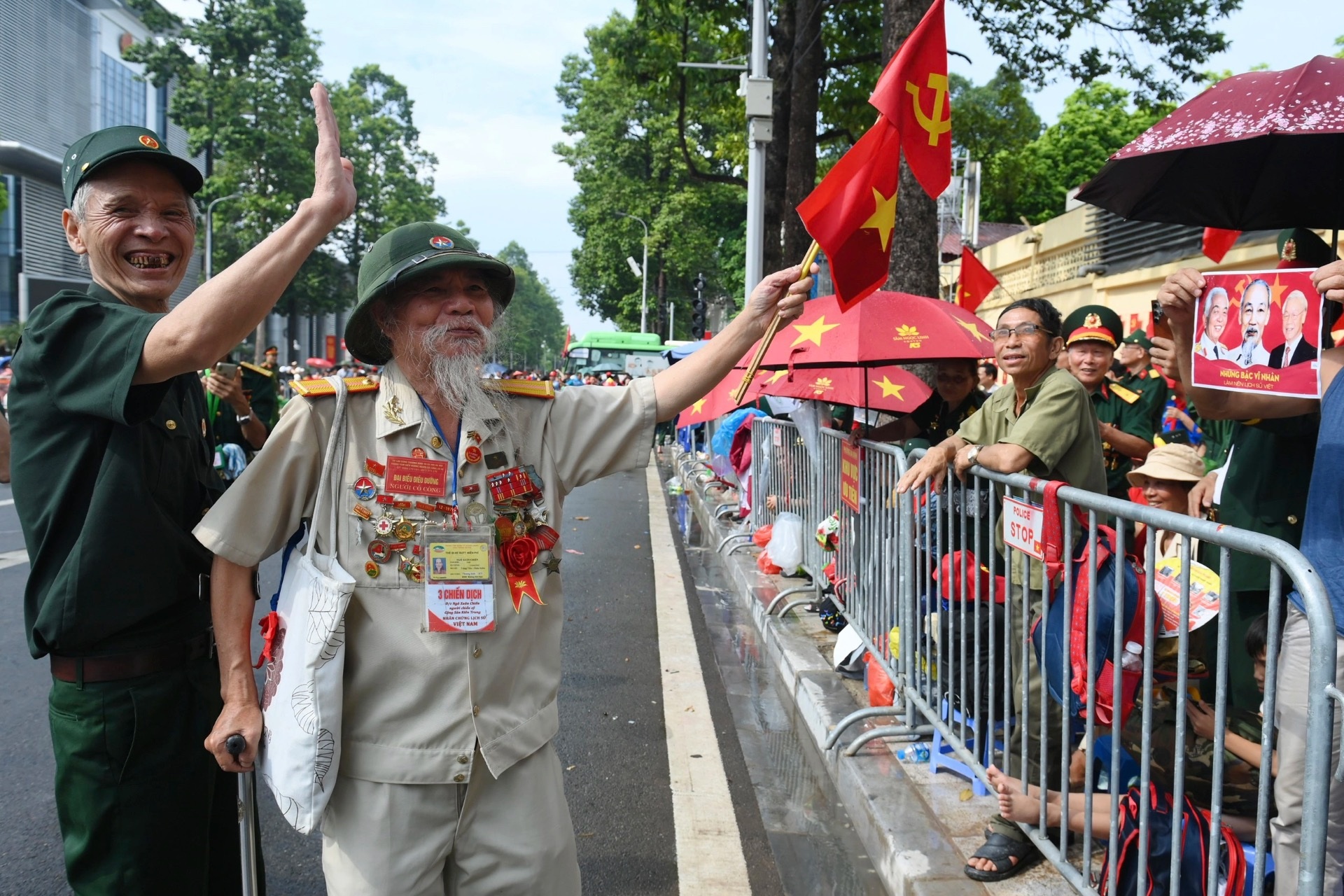 Cựu chiến binh - những "vị khách" đáng kính nhất trên đường diễu binh