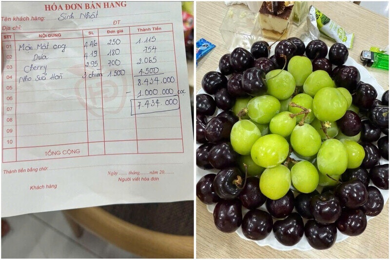Xử phạt cửa hàng bán 3 chùm nho giá 4,5 triệu đồng về hành vi nhập lậu