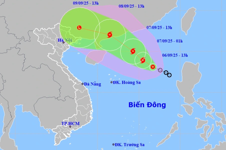 Bão số 7 vừa hình thành, dự báo thời điểm Việt Nam bị ảnh hưởng
