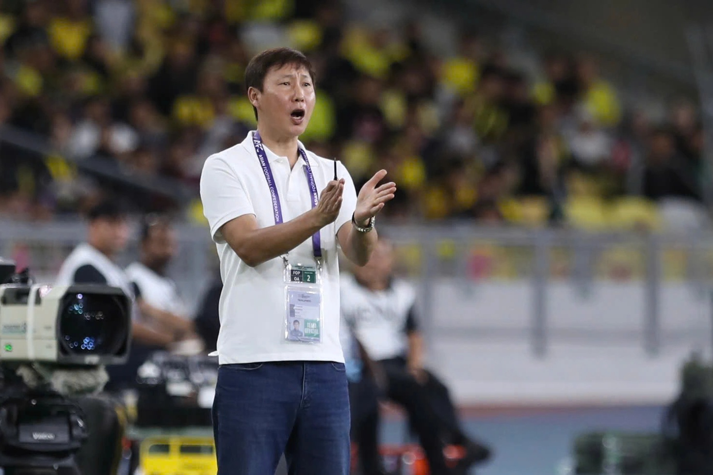 HLV Kim Sang Sik lo ngại một điều trước trận đấu với U23 Singapore