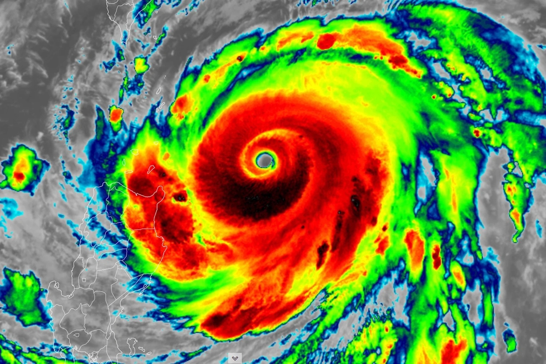 Ragasa trở thành bão mạnh nhất thế giới kể từ đầu năm