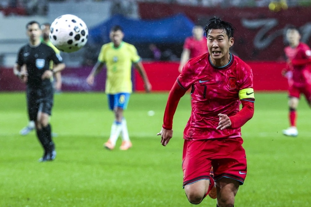 Son Heung Min mờ nhạt, tuyển Hàn Quốc thua đậm Brazil 0-5