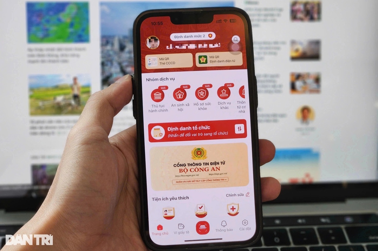 Các bước xác thực SIM chính chủ trên VNeID