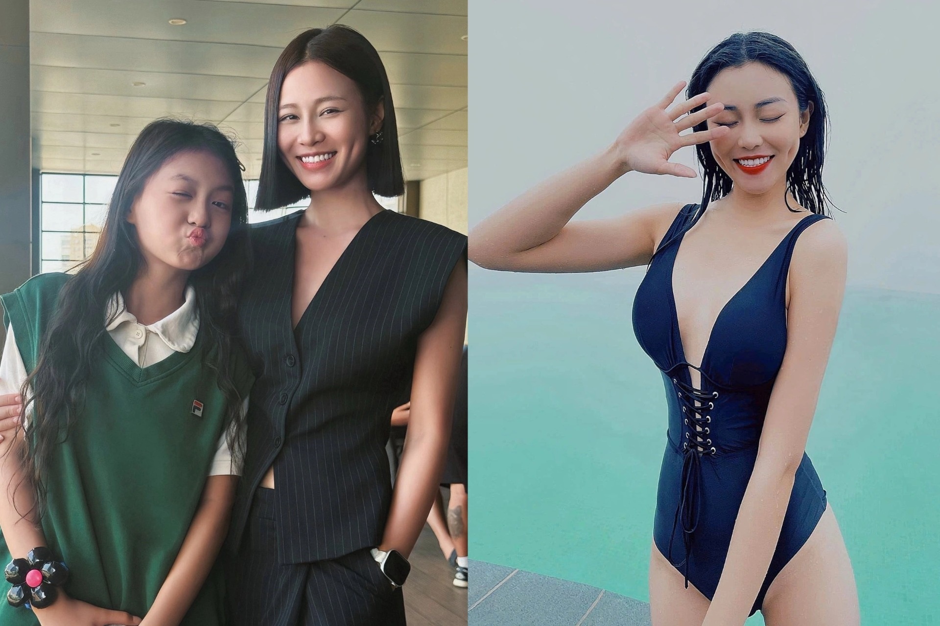 Đời thực gợi cảm, xinh đẹp của Quỳnh Châu "Cách em 1 milimet"