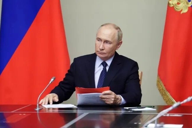 Tổng thống Putin họp Hội đồng An ninh sau điện đàm với Tổng thống Trump