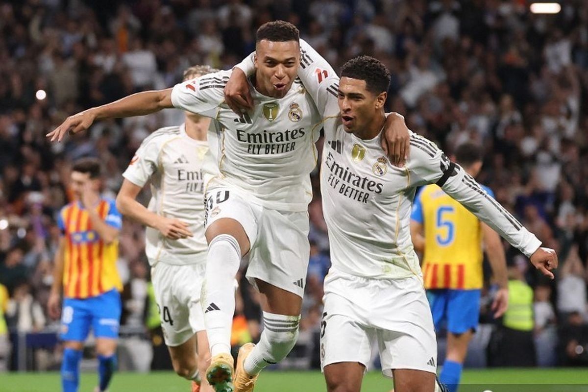 Mbappe lập cú đúp, Real Madrid thắng đậm Valencia và hơn Barcelona 8 điểm