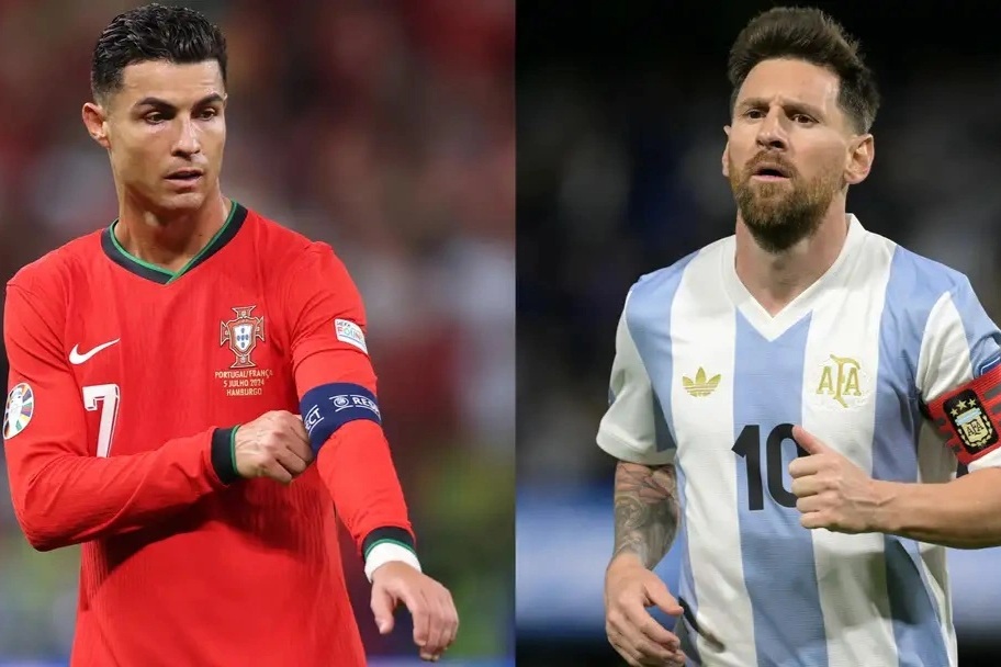 C.Ronaldo tuyên bố Messi không giỏi hơn mình