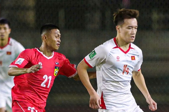 Đội tuyển Lào 0-0 Việt Nam (hiệp 2): Bóng dội xà ngang