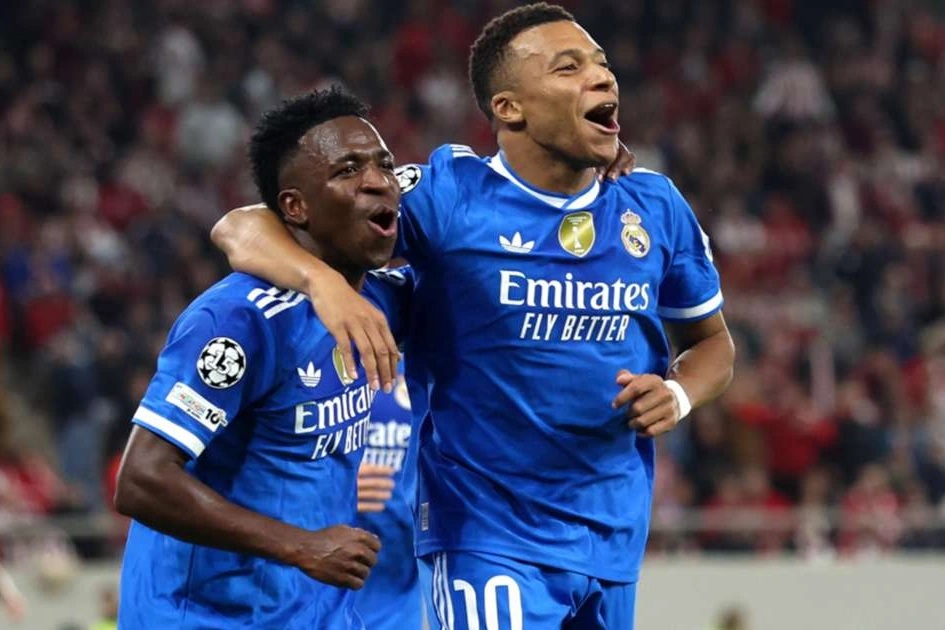 Mbappe ghi 4 bàn, Real Madrid thắng nghẹt thở đội bóng Hy Lạp