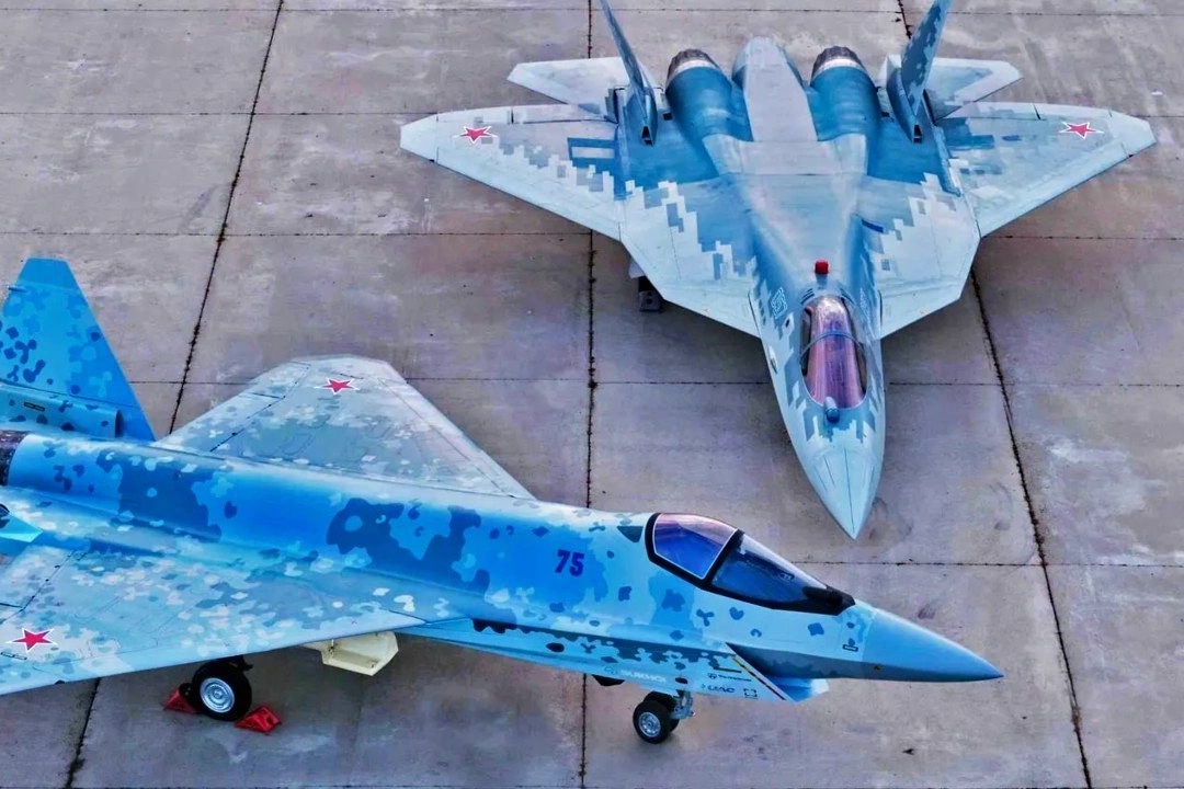 Tiêm kích tàng hình Su-75 của Nga "chiếu tướng" F-35 Mỹ