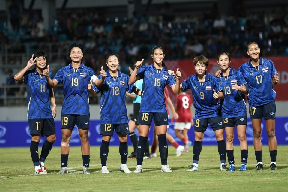 Tuyển nữ Thái Lan khẳng định sức mạnh, thắng Indonesia với tỷ số 8-0