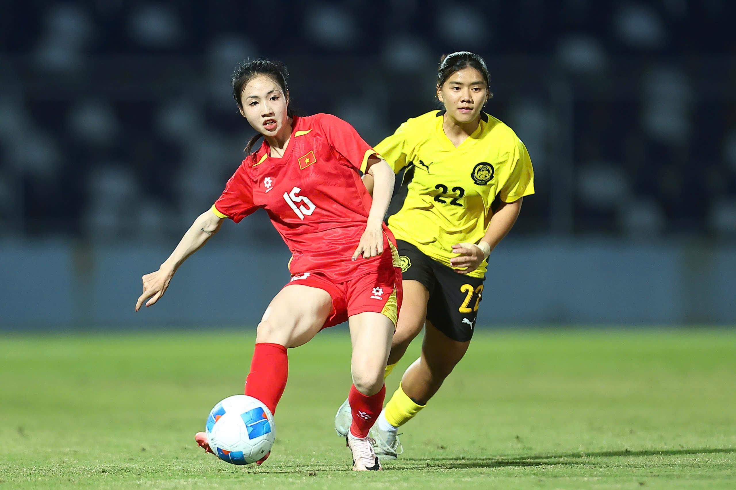 Đội tuyển nữ Việt Nam 1-0 Malaysia (hiệp 1): Hải Yến mở tỷ số sớm