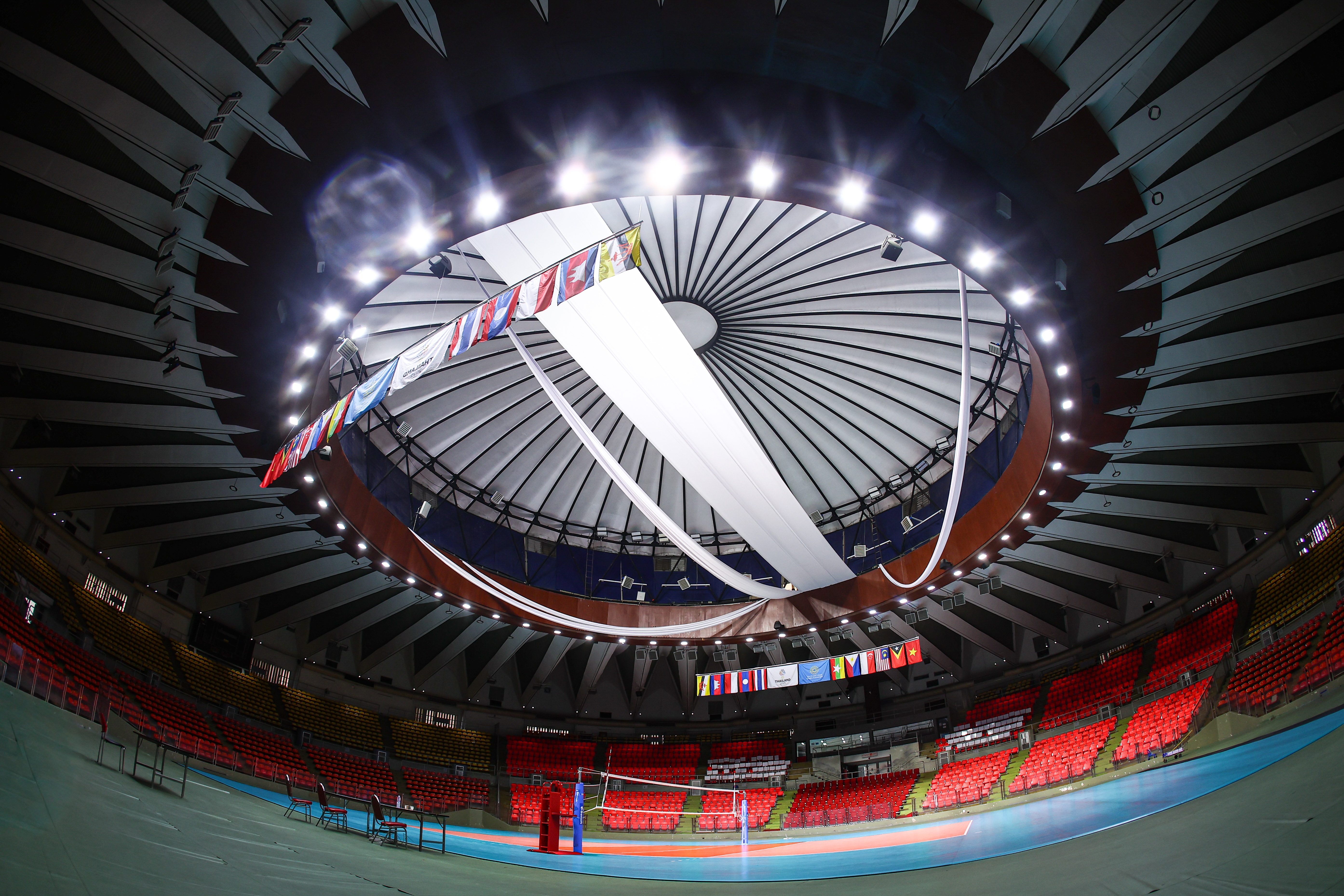 Dàn nhà thi đấu SEA Games 33 hé lộ vẻ đẹp trước giờ khai mạc