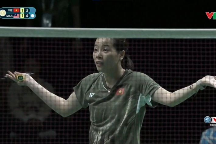Tay vợt Thùy Linh bức xúc vì bị trọng tài xử ép ở SEA Games 33