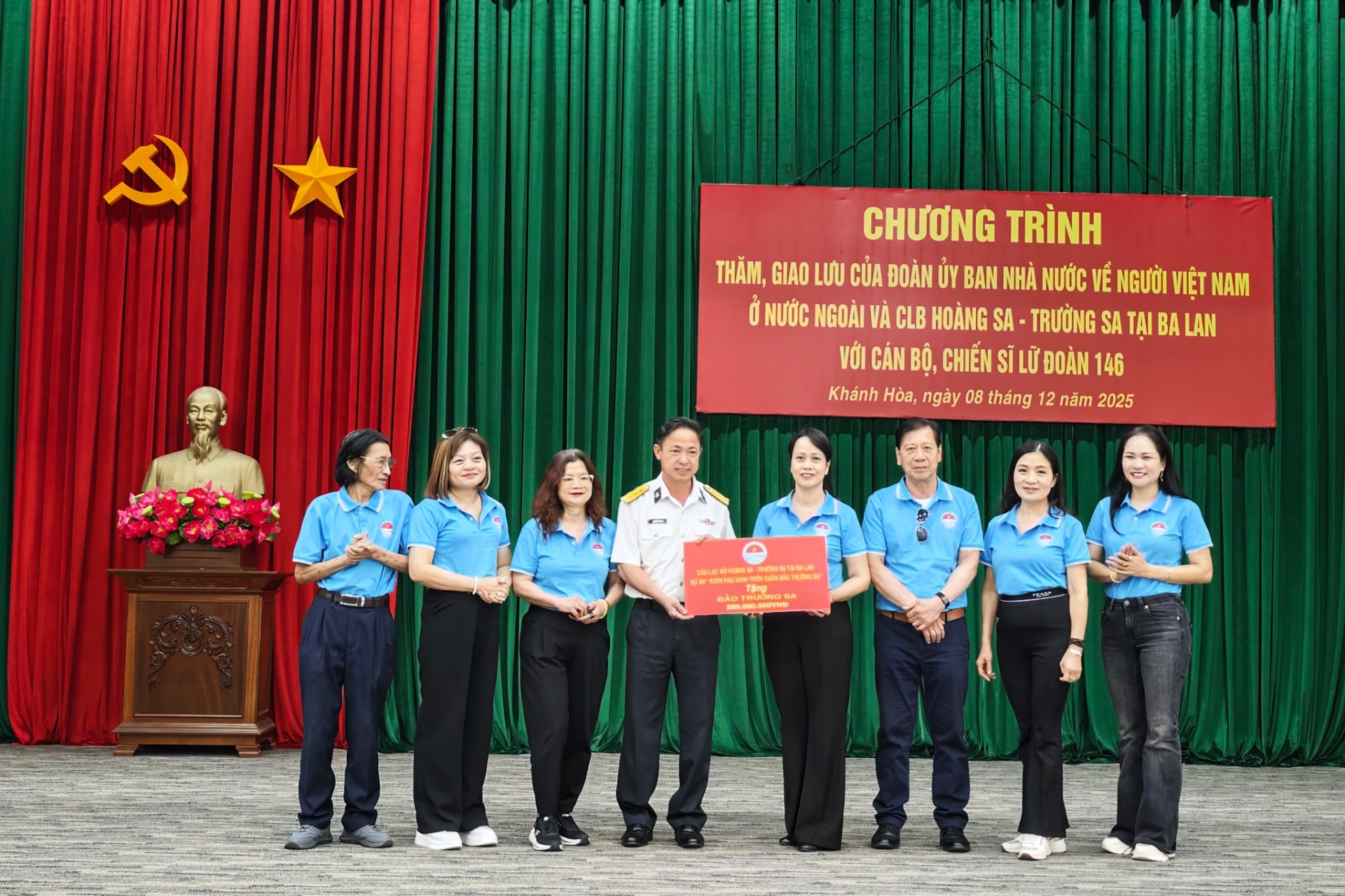 Kiều bào Ba Lan tặng vườn rau trị giá 250 triệu đồng cho đảo Trường Sa Lớn
