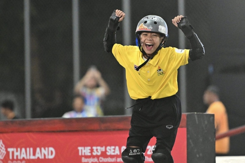 VĐV 10 tuổi người Thái Lan giành huy chương vàng tại SEA Games 33