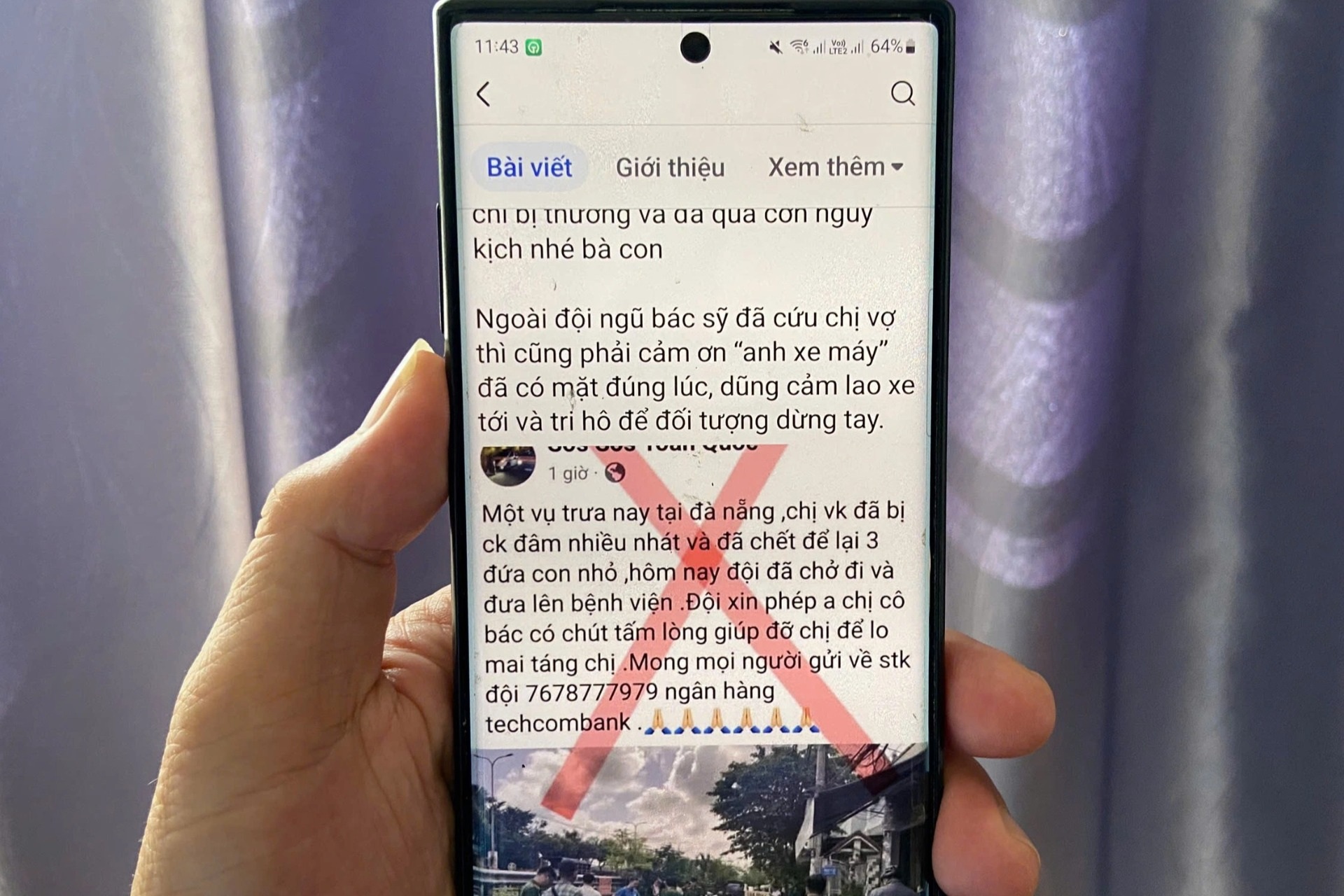 Vụ người phụ nữ bị tấn công giữa đường: Kêu gọi từ thiện để trục lợi