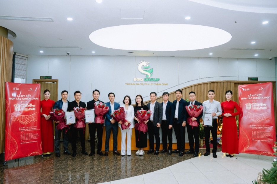 SGO Đại Dương hợp tác 6 đại lý chiến lược phân phối dự án Hồng An Happy House