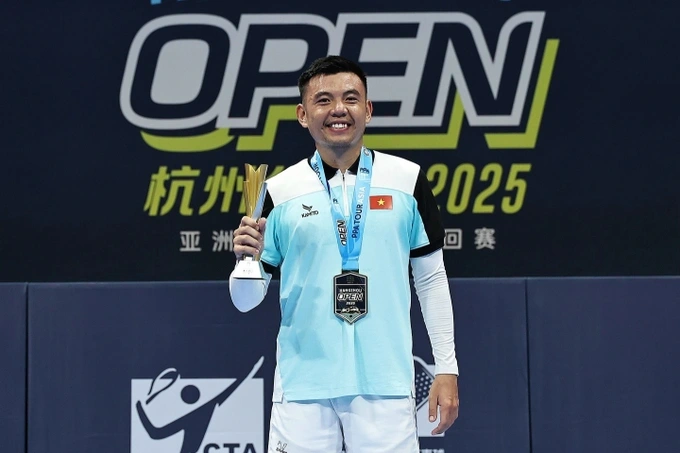 Ba tay vợt pickleball Việt Nam được giải đấu hàng đầu châu Á vinh danh