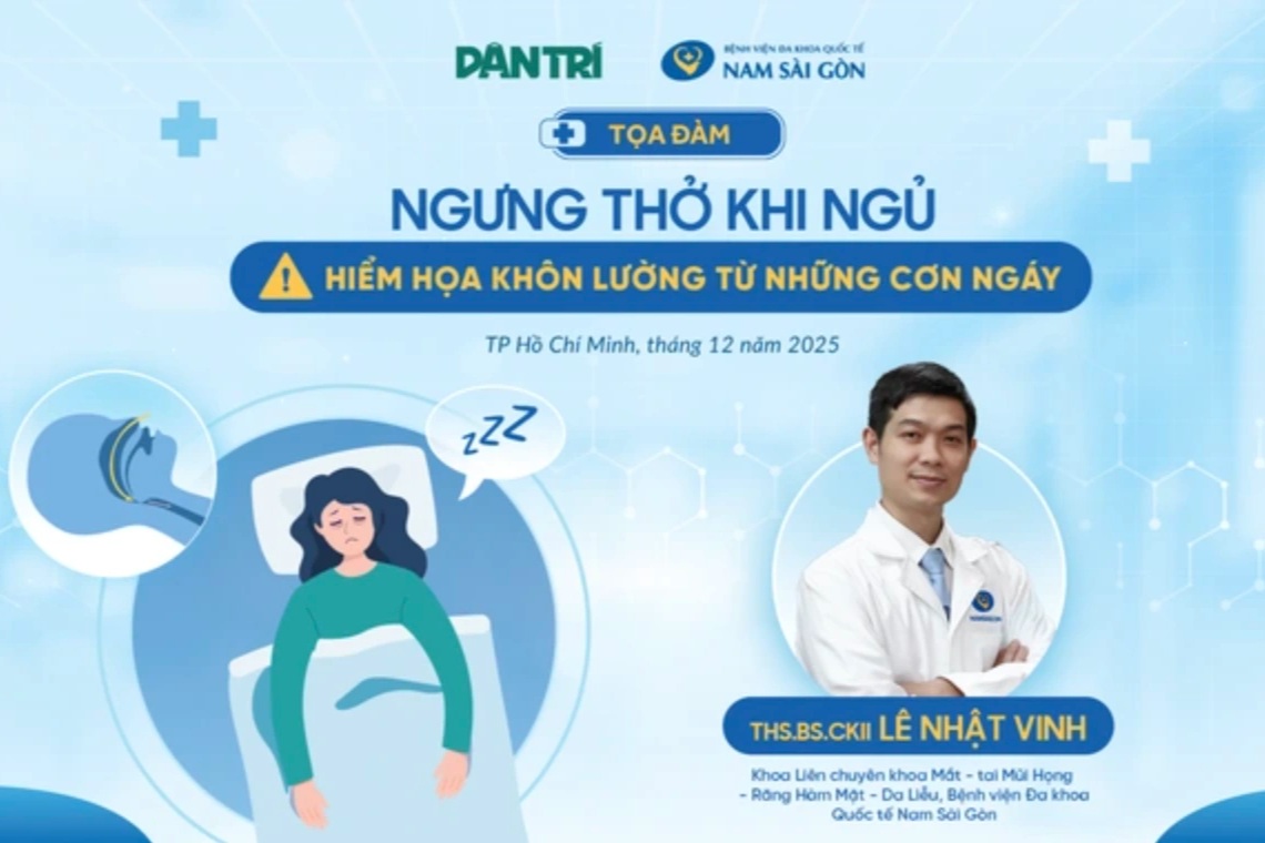 Ngưng thở khi ngủ và những hiểm họa cho sức khỏe