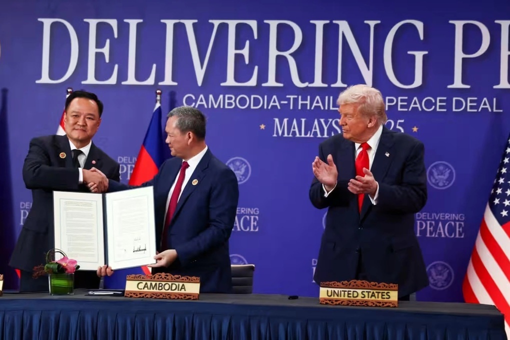 Tổng thống Trump tuyên bố Thái Lan - Campuchia ngừng bắn