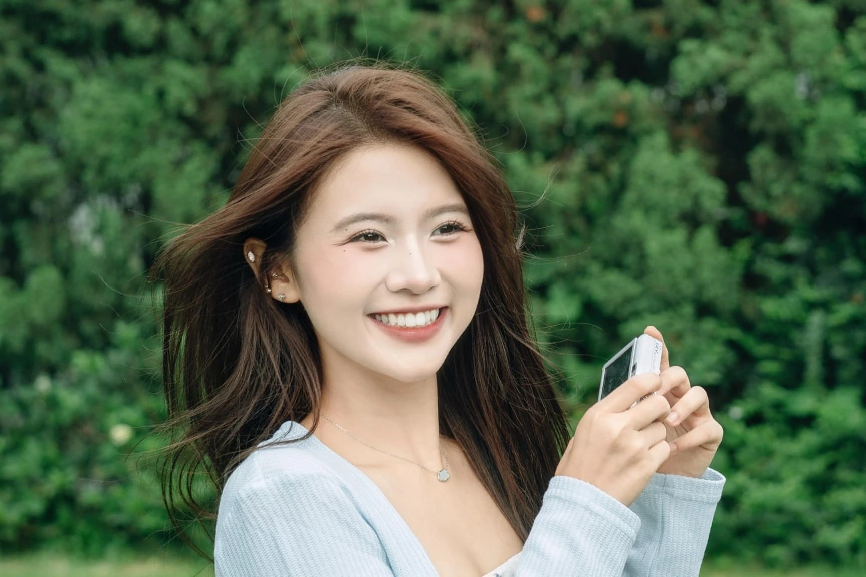 Nhan sắc xinh xắn, ngọt ngào của diễn viên Quỳnh Trang phủ sóng phim  VTV