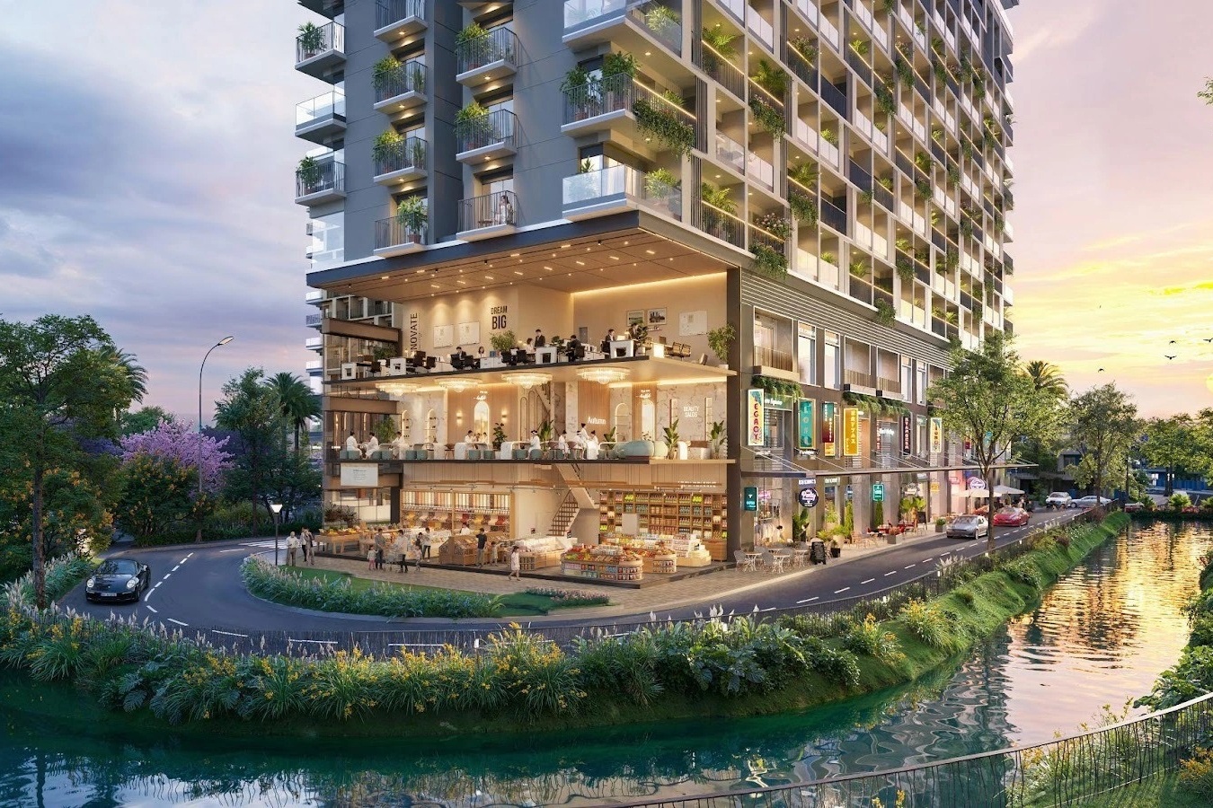 Tiềm năng khai thác kinh doanh của căn thương mại dịch vụ Fiato Uptown