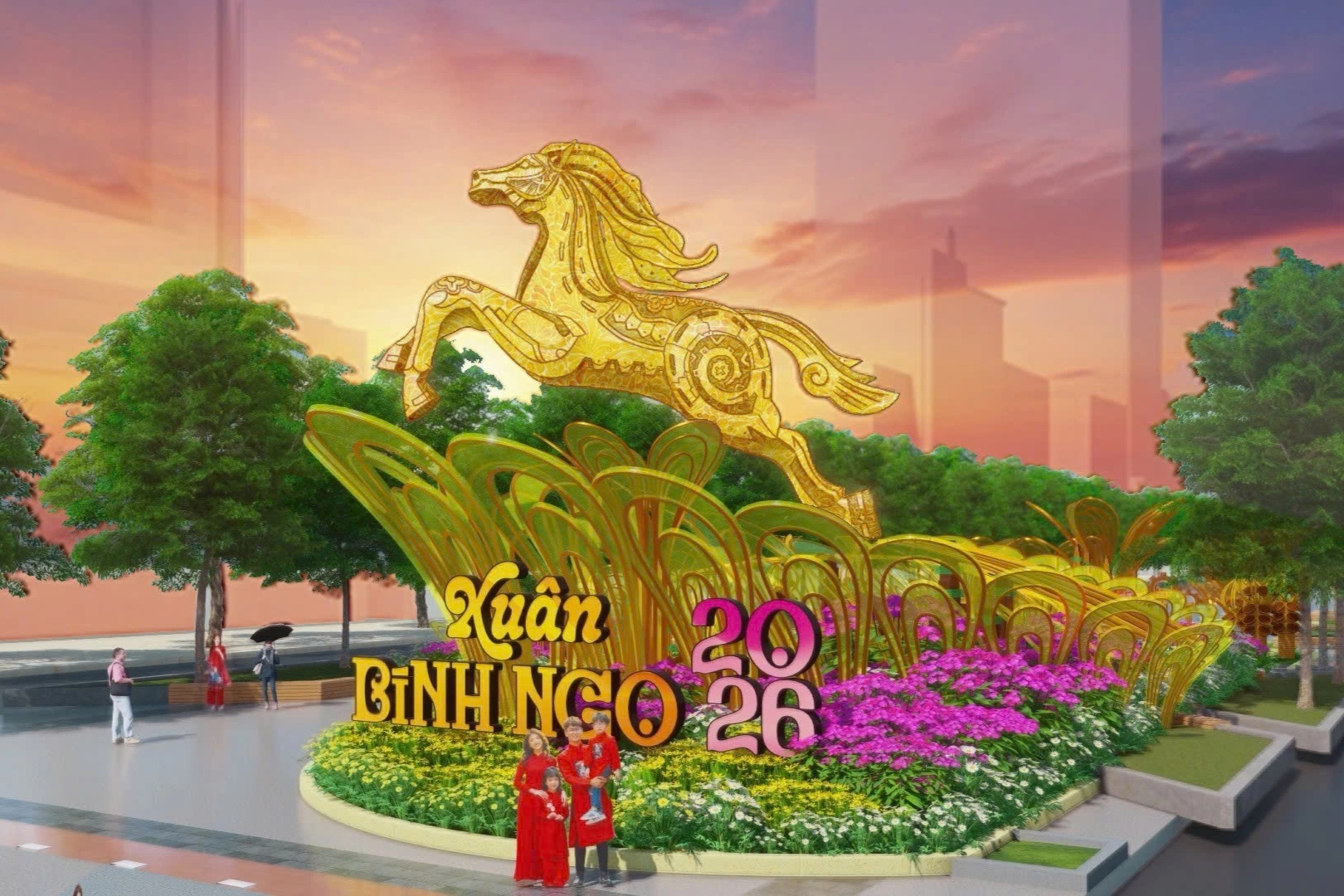 Đường hoa Nguyễn Huệ Tết 2026 lần đầu có hai phiên bản ngày - đêm