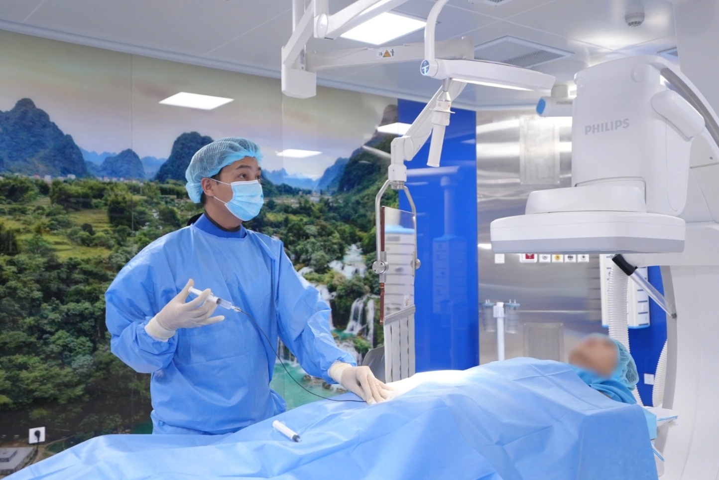 Đặt stent đường mật qua da giảm đau và tắc mật cho bệnh nhân ung thư tụy