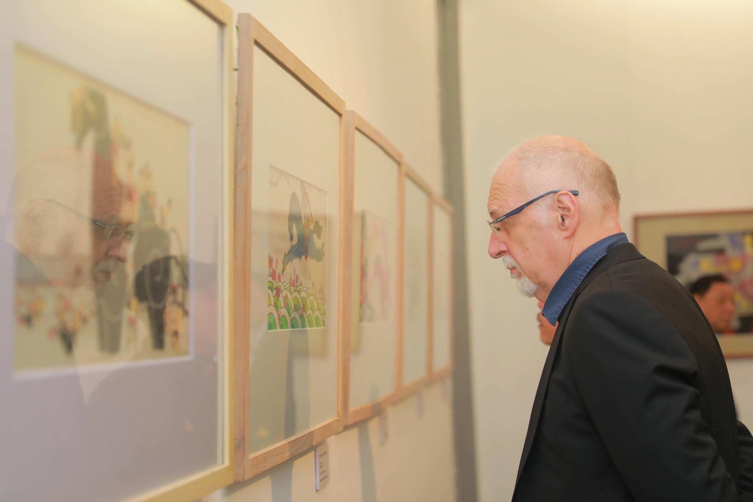 Tranh vẽ ngựa của danh hoạ Tô Ngọc Vân, Bùi Xuân Phái trưng bày ở triển lãm