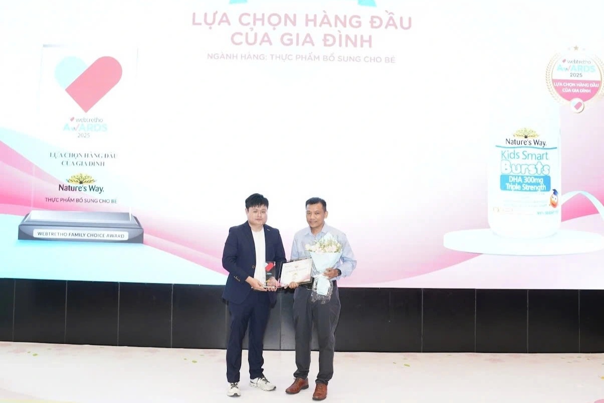 DHA Nature’s Way đạt hai giải thưởng từ chuyên gia và người tiêu dùng