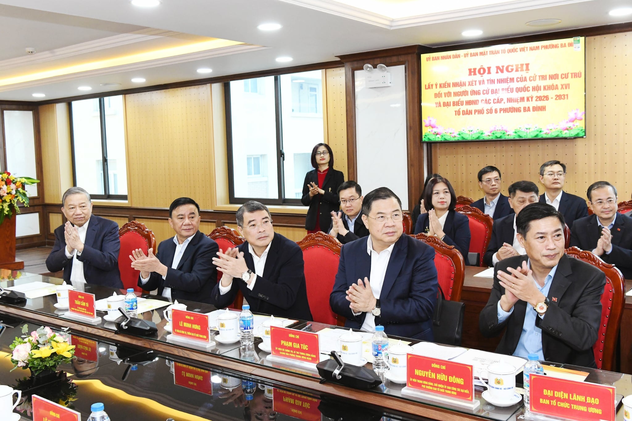 6 Ủy viên Bộ Chính trị ở phường Ba Đình ứng cử đại biểu Quốc hội khóa XVI