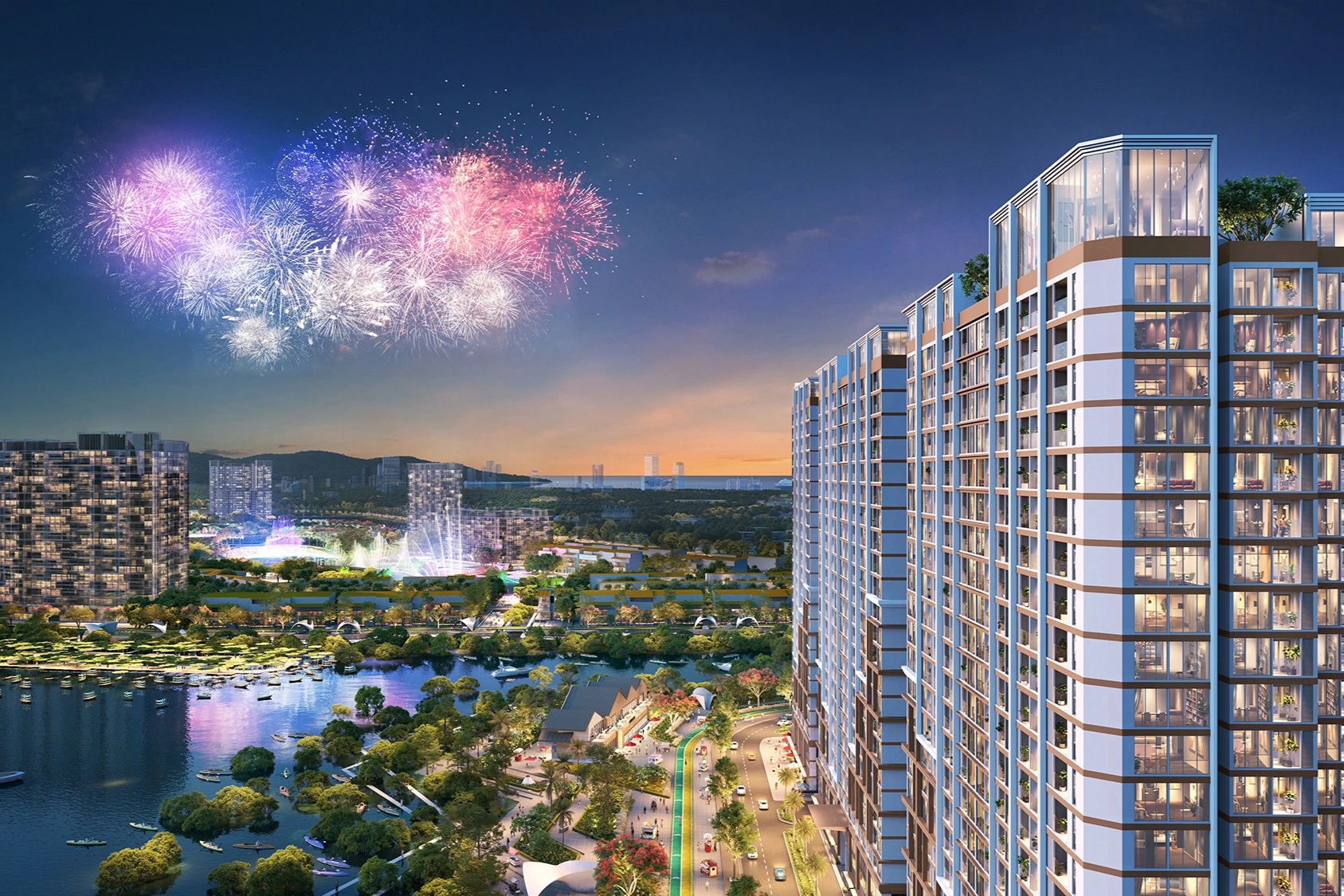 The Onsen: Tầm nhìn panorama đắt giá định danh chất sống thượng lưu