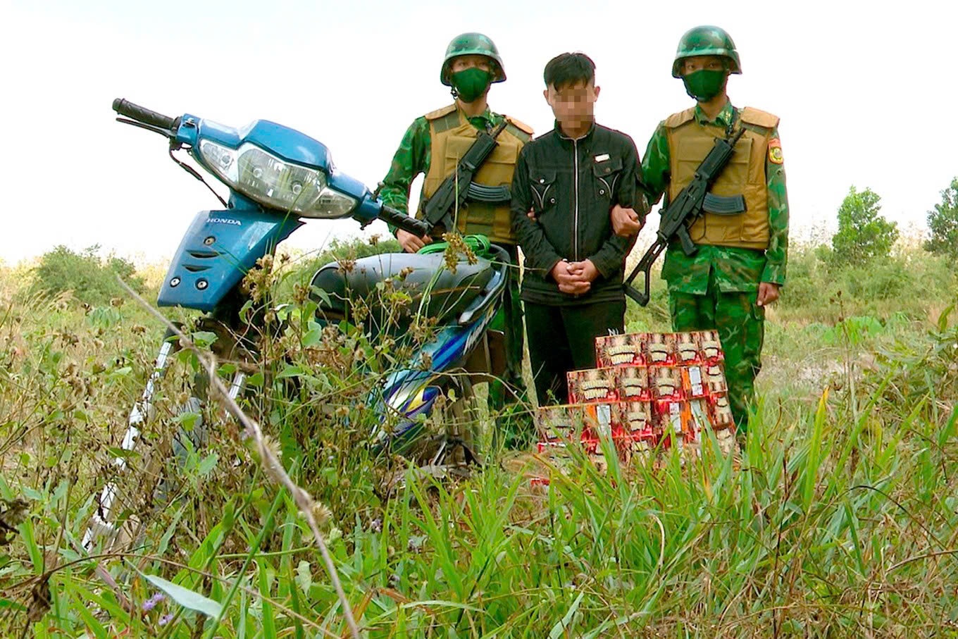Công an Tây Ninh thu giữ hơn 500kg pháo lậu
